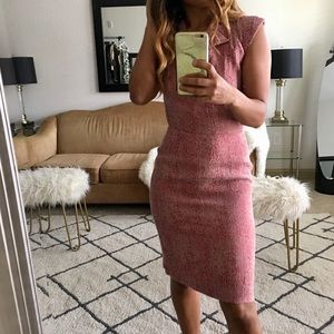 Snakeskin Sheath Dress